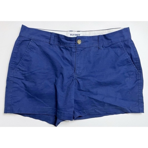 Old Navy Pants - Old Navy • Navy Blue Chino Women’s Shorts